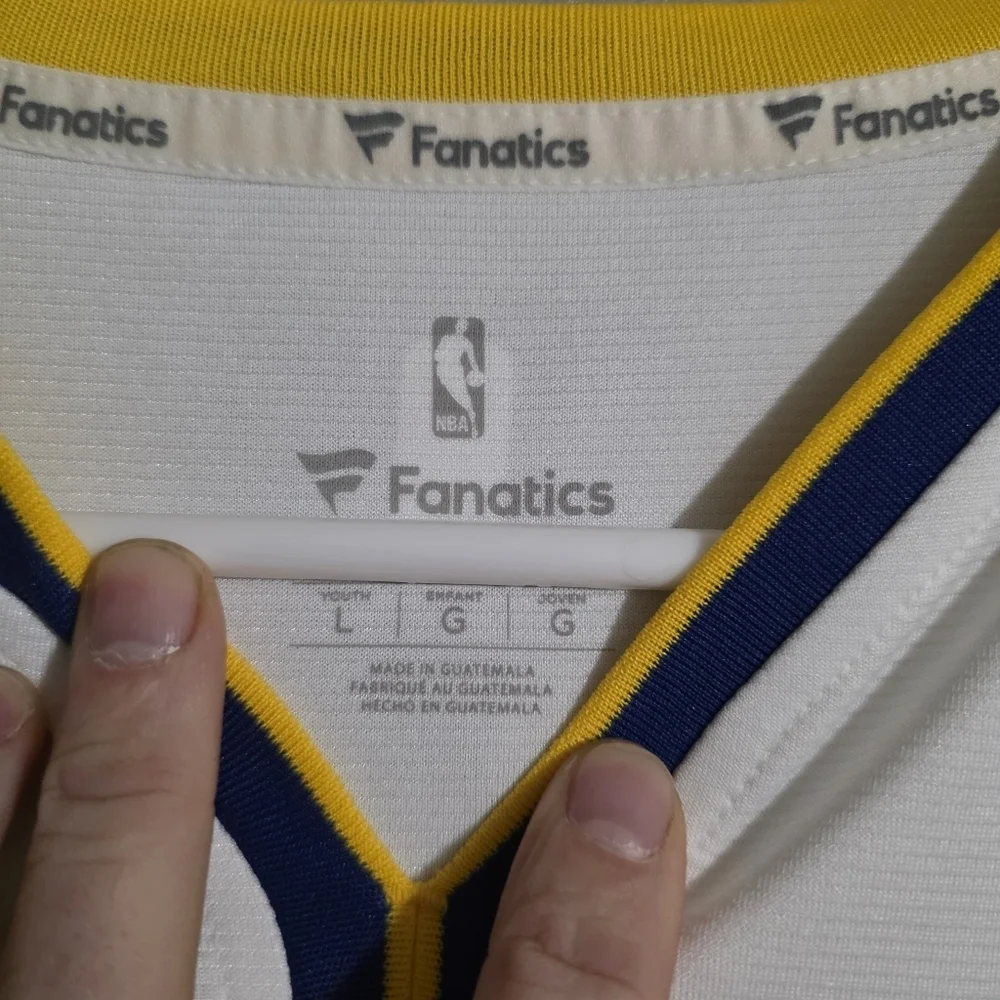 NWT Fanatics Golden State Warriors #35 Kevin Durant Jersey NBA Size Youth Large